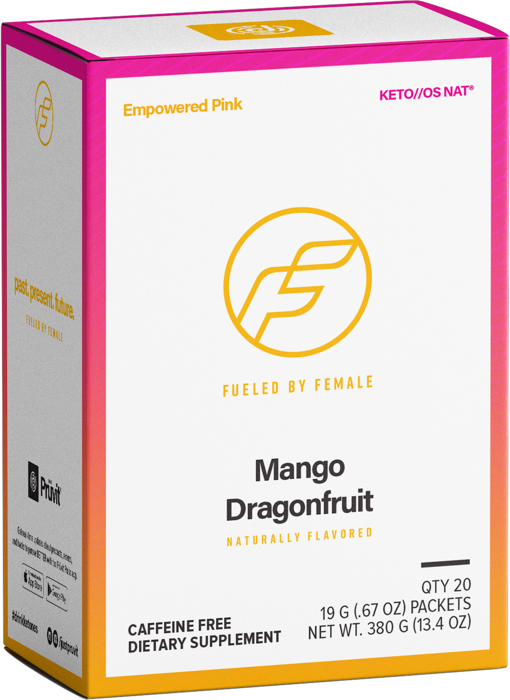 KETO//OS NAT® Fueled By Female Mango Dragonfruit