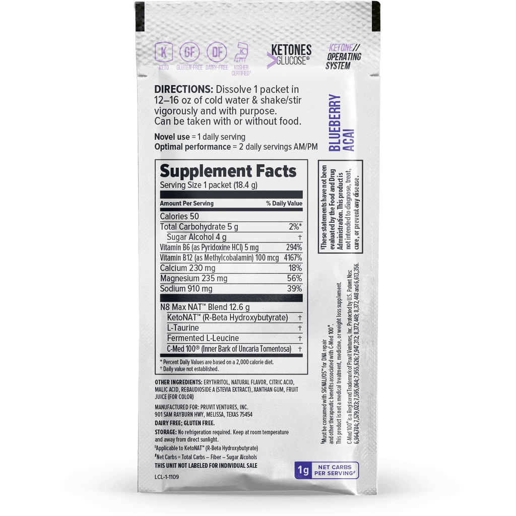KETO//OS NAT® Blueberry Acai