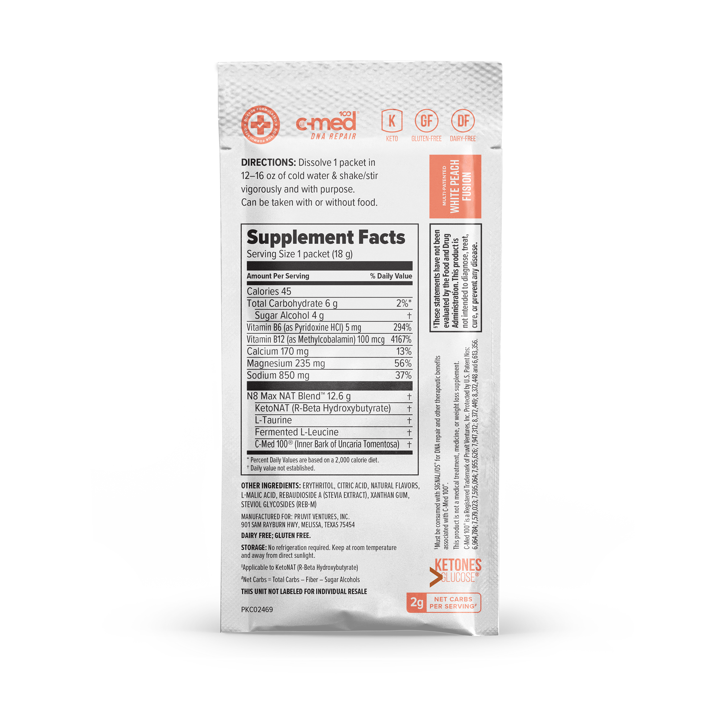 KETO//OS NAT® White Peach Fusion